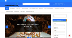 Desktop Screenshot of amarnathyatri.com